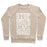 Virgin Teez  Pullover Crewneck Sweatshirt / x-small / Heathered Oatmeal COMPETE WITH YOURSELF CREWNECK SWEATSHIRT
