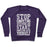 Virgin Teez  Pullover Crewneck Sweatshirt / x-small / Purple COMPETE WITH YOURSELF CREWNECK SWEATSHIRT