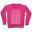 Virgin Teez  Pullover Crewneck Sweatshirt / x-small / Deep Pink COMPETITION OR NO COMPETITION CREWNECK SWEATSHIRT