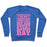 Virgin Teez  Pullover Crewneck Sweatshirt / x-small / Heathered Blue COMPETITION OR NO COMPETITION CREWNECK SWEATSHIRT