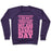 Virgin Teez  Pullover Crewneck Sweatshirt / x-small / Purple COMPETITION OR NO COMPETITION CREWNECK SWEATSHIRT