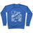 Virgin Teez  Pullover Crewneck Sweatshirt / x-small / Heathered Blue COMPETITIVE SNOWBALL FIGHTING CREWNECK SWEATSHIRT