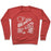 Virgin Teez  Pullover Crewneck Sweatshirt / x-small / Heathered Red COMPETITIVE SNOWBALL FIGHTING CREWNECK SWEATSHIRT