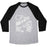 Virgin Teez  Baseball Tee Unisex Tri-Blend Baseball Tee / small / Athletic Gray / Black COMPETITIVE SNOWBALL FIGHTING UNISEX TRI-BLEND BASEBALL TEE