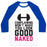 Virgin Teez  Baseball Tee Unisex Classic Baseball Tee / x-small / White/Blue COMPLAINING WON'T MAKE YOU LOOK GOOD NAKED UNISEX CLASSIC BASEBALL TEE