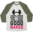 Virgin Teez  Baseball Tee Unisex Tri-Blend Baseball Tee / small / Oatmeal / Moss COMPLAINING WON'T MAKE YOU LOOK GOOD NAKED UNISEX TRI-BLEND BASEBALL TEE