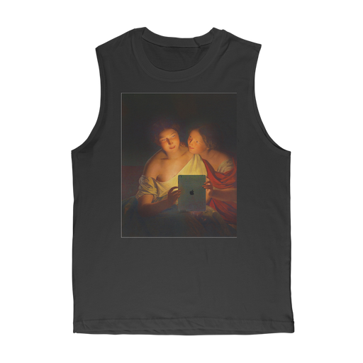 VIRGIN TEEZ Tank Top Black / Unisex / S Connected Classic Adult Muscle Top