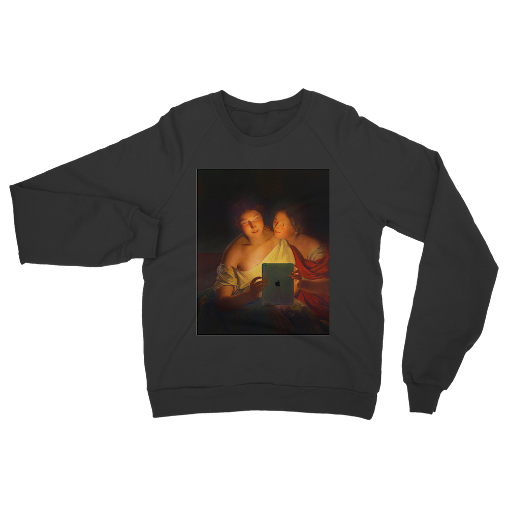 VIRGIN TEEZ Sweat shirt Black / S Connected Classic Adult Sweatshirt