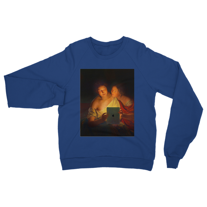 VIRGIN TEEZ Sweat shirt Royal / S Connected Classic Adult Sweatshirt
