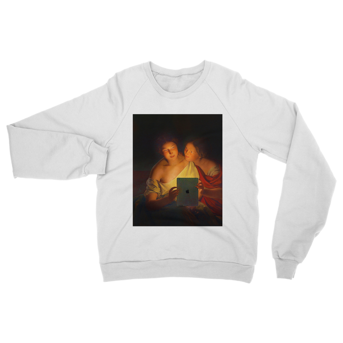 VIRGIN TEEZ Sweat shirt White / S Connected Classic Adult Sweatshirt