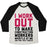 Virgin Teez  Baseball Tee Unisex Tri-Blend Baseball Tee / small / Oatmeal / Black CONSTRUCTION WORKERS UNISEX TRI-BLEND BASEBALL TEE