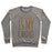 Virgin Teez  Pullover Crewneck Sweatshirt / x-small / Heathered Gray CONTOURING IS MY CARDIO CREWNECK SWEATSHIRT