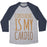 Virgin Teez  Baseball Tee Unisex Tri-Blend Baseball Tee / small / Athletic Gray / Navy CONTOURING IS MY CARDIO UNISEX TRI-BLEND BASEBALL TEE