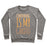 Virgin Teez  Pullover Crewneck Sweatshirt / x-small / Heathered Gray CONTOURING IS MY CARDIO WHITE PRINT CREWNECK SWEATSHIRT