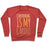 Virgin Teez  Pullover Crewneck Sweatshirt / x-small / Heathered Red CONTOURING IS MY CARDIO WHITE PRINT CREWNECK SWEATSHIRT