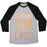 Virgin Teez  Baseball Tee Unisex Tri-Blend Baseball Tee / small / Athletic Gray / Black CONTOURING IS MY CARDIO WHITE PRINT UNISEX TRI-BLEND BASEBALL TEE