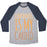 Virgin Teez  Baseball Tee Unisex Tri-Blend Baseball Tee / small / Athletic Gray / Navy CONTOURING IS MY CARDIO WHITE PRINT UNISEX TRI-BLEND BASEBALL TEE