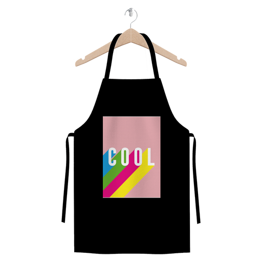 alloverprint.it Apparel Black Cool Premium Jersey Apron