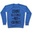 Virgin Teez  Pullover Crewneck Sweatshirt / x-small / Heathered Blue COUNT BLESSINGS NOT CALORIES CREWNECK SWEATSHIRT