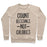 Virgin Teez  Pullover Crewneck Sweatshirt / x-small / Heathered Oatmeal COUNT BLESSINGS NOT CALORIES CREWNECK SWEATSHIRT
