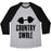 Virgin Teez  Baseball Tee Unisex Tri-Blend Baseball Tee / small / Athletic Gray / Black COUNTRY SWOLE UNISEX TRI-BLEND BASEBALL TEE