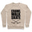 Virgin Teez  Pullover Crewneck Sweatshirt / x-small / Heathered Oatmeal CRAWL WALK SKATE CREWNECK SWEATSHIRT