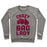 Virgin Teez  Pullover Crewneck Sweatshirt / x-small / Heathered Gray CRAZY BAG LADY CREWNECK SWEATSHIRT