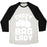 Virgin Teez  Baseball Tee Unisex Tri-Blend Baseball Tee / small / Oatmeal / Black CRAZY BAG LADY UNISEX TRI-BLEND BASEBALL TEE
