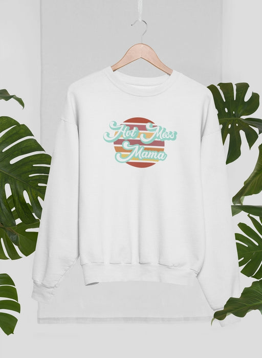 Retro Hot Mess Mama Sweat Shirt