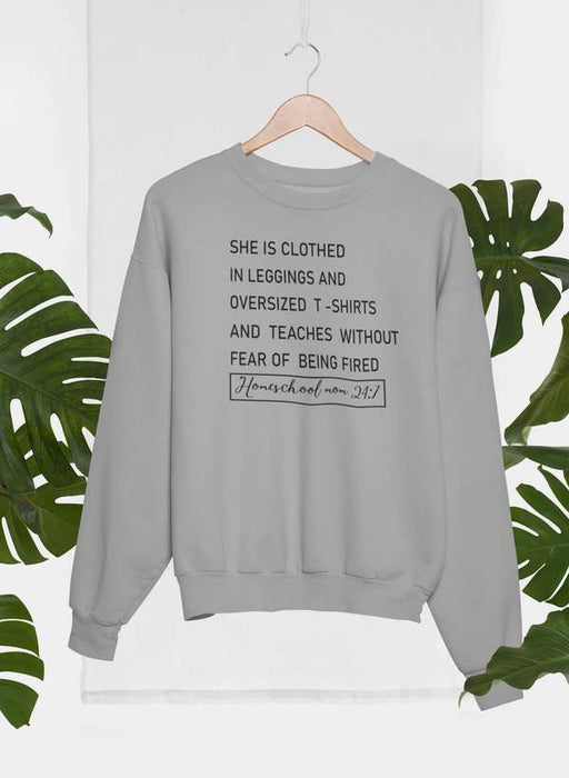 Homeschool Mom 24/7 Sweat Shirt