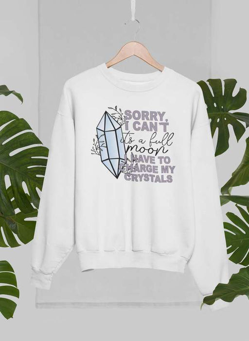 I Have To Charge My Crystals Sweat Shirt