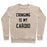 Virgin Teez  Pullover Crewneck Sweatshirt / x-small / Heathered Oatmeal CRINGING IS MY CARDIO CREWNECK SWEATSHIRT