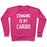 Virgin Teez  Pullover Crewneck Sweatshirt / x-small / Deep Pink CRINGING IS MY CARDIO WHITE PRINT CREWNECK SWEATSHIRT