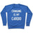 Virgin Teez  Pullover Crewneck Sweatshirt / x-small / Heathered Blue CRINGING IS MY CARDIO WHITE PRINT CREWNECK SWEATSHIRT