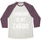 Virgin Teez  Baseball Tee Unisex Tri-Blend Baseball Tee / small / Oatmeal / Maroon CRINGING IS MY CARDIO WHITE PRINT UNISEX TRI-BLEND BASEBALL TEE