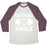 Virgin Teez  Baseball Tee Unisex Tri-Blend Baseball Tee / small / Oatmeal / Maroon CRITICAL SWOLE UNISEX TRI-BLEND BASEBALL TEE