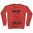 Virgin Teez  Pullover Crewneck Sweatshirt / x-small / Heathered Red CROCHET IS MY CARDIO CREWNECK SWEATSHIRT