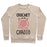 Virgin Teez  Pullover Crewneck Sweatshirt / x-small / Heathered Oatmeal CROCHET IS MY CARDIO CREWNECK SWEATSHIRT