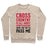 Virgin Teez  Pullover Crewneck Sweatshirt / x-small / Heathered Oatmeal CROSS COUNTRY IS ALL ABOUT SPORTSMANSHIP CREWNECK SWEATSHIRT