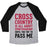 Virgin Teez  Baseball Tee Unisex Tri-Blend Baseball Tee / small / Athletic Gray / Black CROSS COUNTRY IS ALL ABOUT SPORTSMANSHIP UNISEX TRI-BLEND BASEBALL TEE