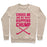 Virgin Teez  Pullover Crewneck Sweatshirt / x-small / Heathered Oatmeal CROSS ME AND SEE WHAT HAPPENS (CHUMP) CREWNECK SWEATSHIRT