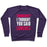 Virgin Teez  Pullover Crewneck Sweatshirt / x-small / Purple CRUNCHES? I THOUGHT YOU SAID LUNCHES CREWNECK SWEATSHIRT