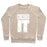 Virgin Teez  Pullover Crewneck Sweatshirt / x-small / Heathered Oatmeal CRUSHED IT CREWNECK SWEATSHIRT