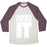 Virgin Teez  Baseball Tee Unisex Tri-Blend Baseball Tee / small / Oatmeal / Maroon CRUSHED IT UNISEX TRI-BLEND BASEBALL TEE