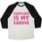 Virgin Teez  Baseball Tee Unisex Tri-Blend Baseball Tee / small / Oatmeal / Black CUDDLING IS MY CARDIO UNISEX TRI-BLEND BASEBALL TEE