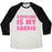 Virgin Teez  Baseball Tee Unisex Tri-Blend Baseball Tee / small / Oatmeal / Black CUDDLING IS MY CARDIO UNISEX TRI-BLEND BASEBALL TEE