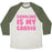 Virgin Teez  Baseball Tee Unisex Tri-Blend Baseball Tee / small / Oatmeal / Moss CUDDLING IS MY CARDIO UNISEX TRI-BLEND BASEBALL TEE