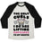 Virgin Teez  Baseball Tee Unisex Tri-Blend Baseball Tee / small / Oatmeal / Black CUPCAKE CURLS UNISEX TRI-BLEND BASEBALL TEE