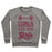 Virgin Teez  Pullover Crewneck Sweatshirt / x-small / Heathered Gray CURLS ARE FOR GIRLS CREWNECK SWEATSHIRT