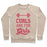 Virgin Teez  Pullover Crewneck Sweatshirt / x-small / Heathered Oatmeal CURLS ARE FOR GIRLS CREWNECK SWEATSHIRT